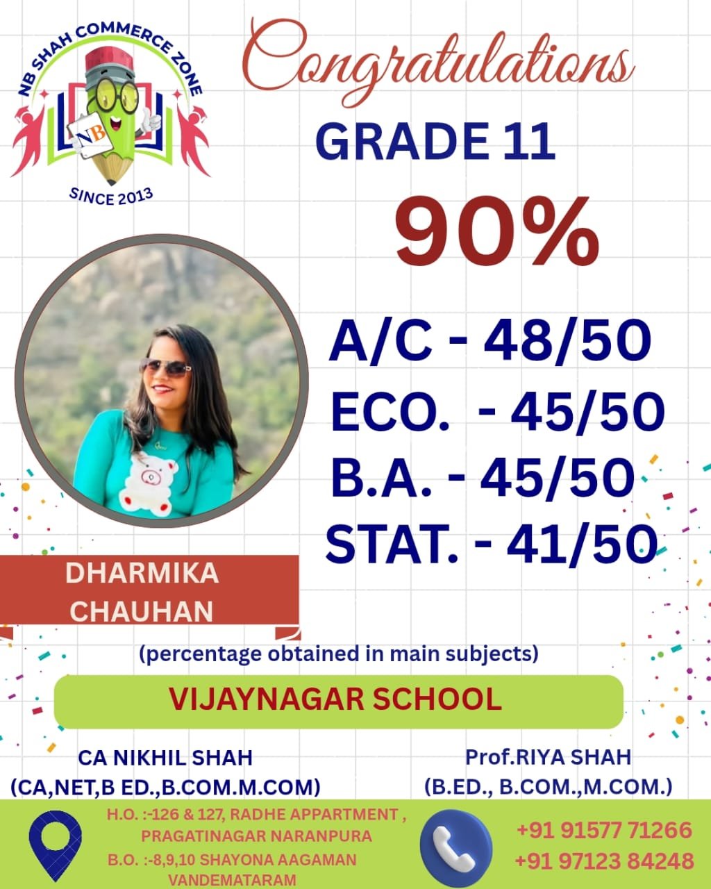 Standard 11 Result