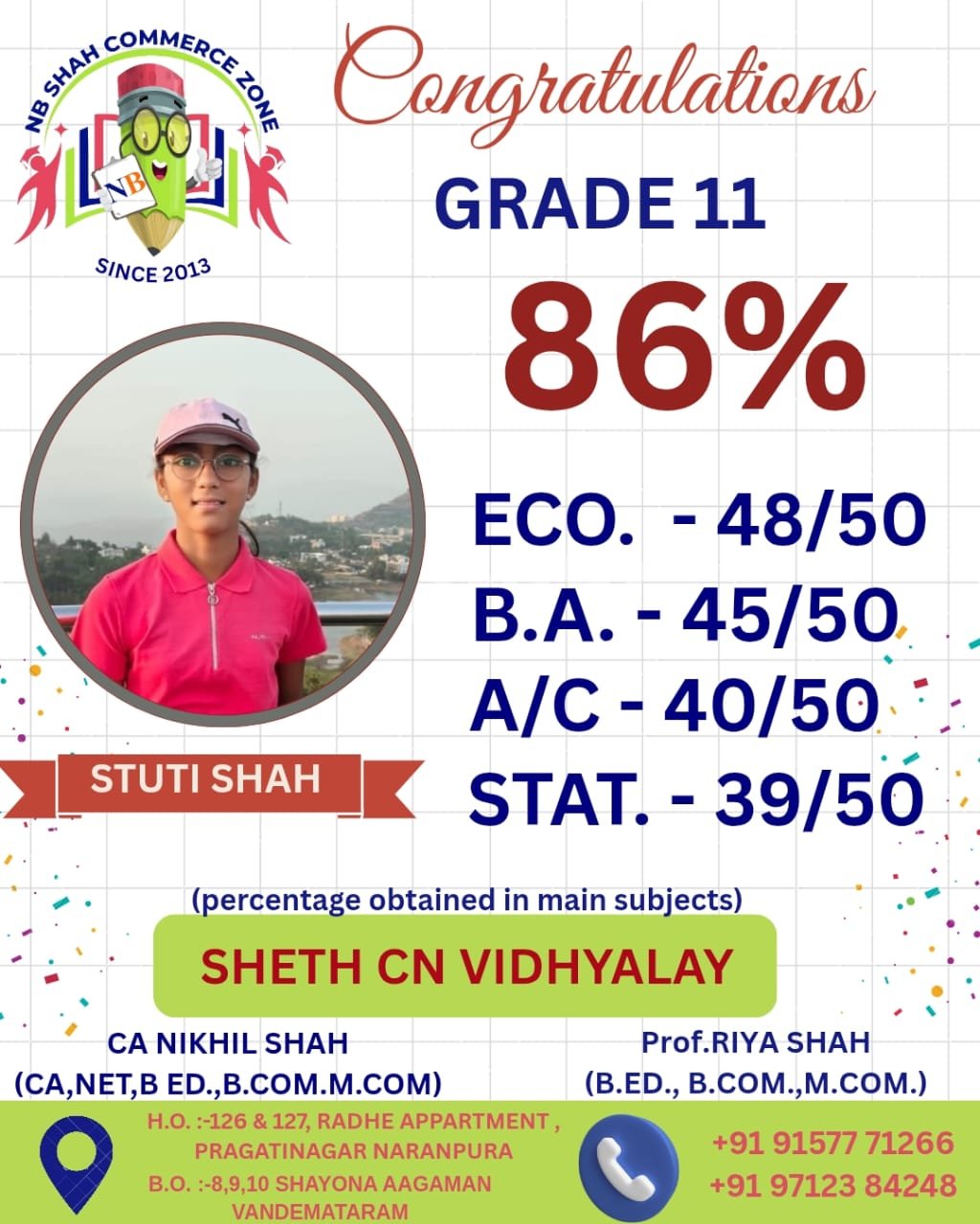 Standard 11 Result