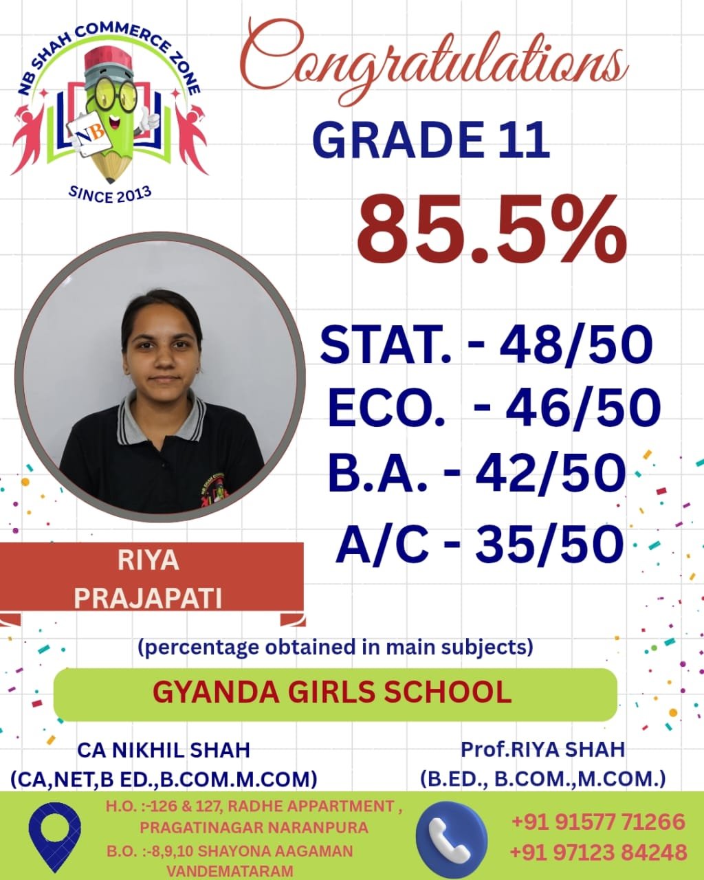 Standard 11 Result