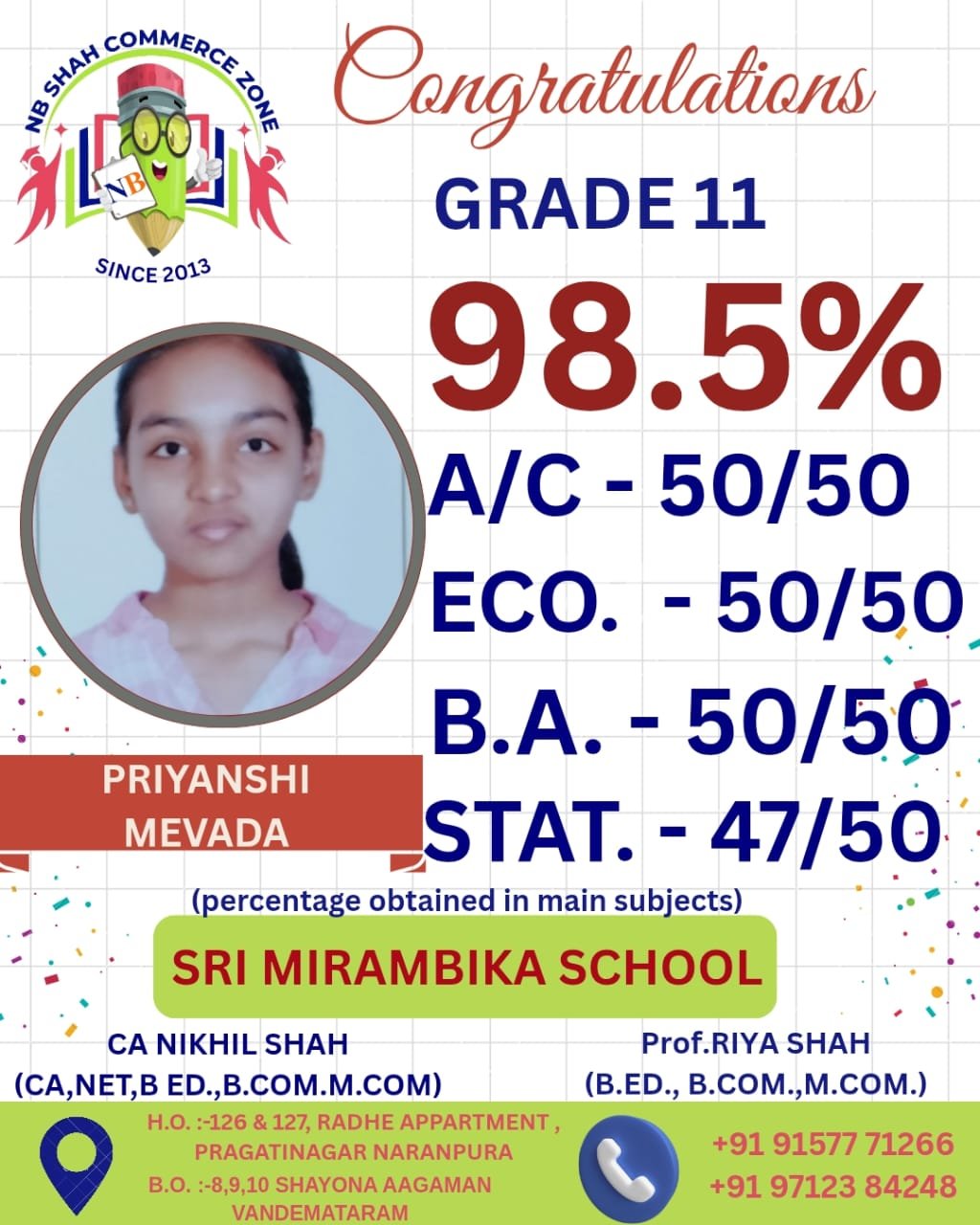 Standard 11 Result
