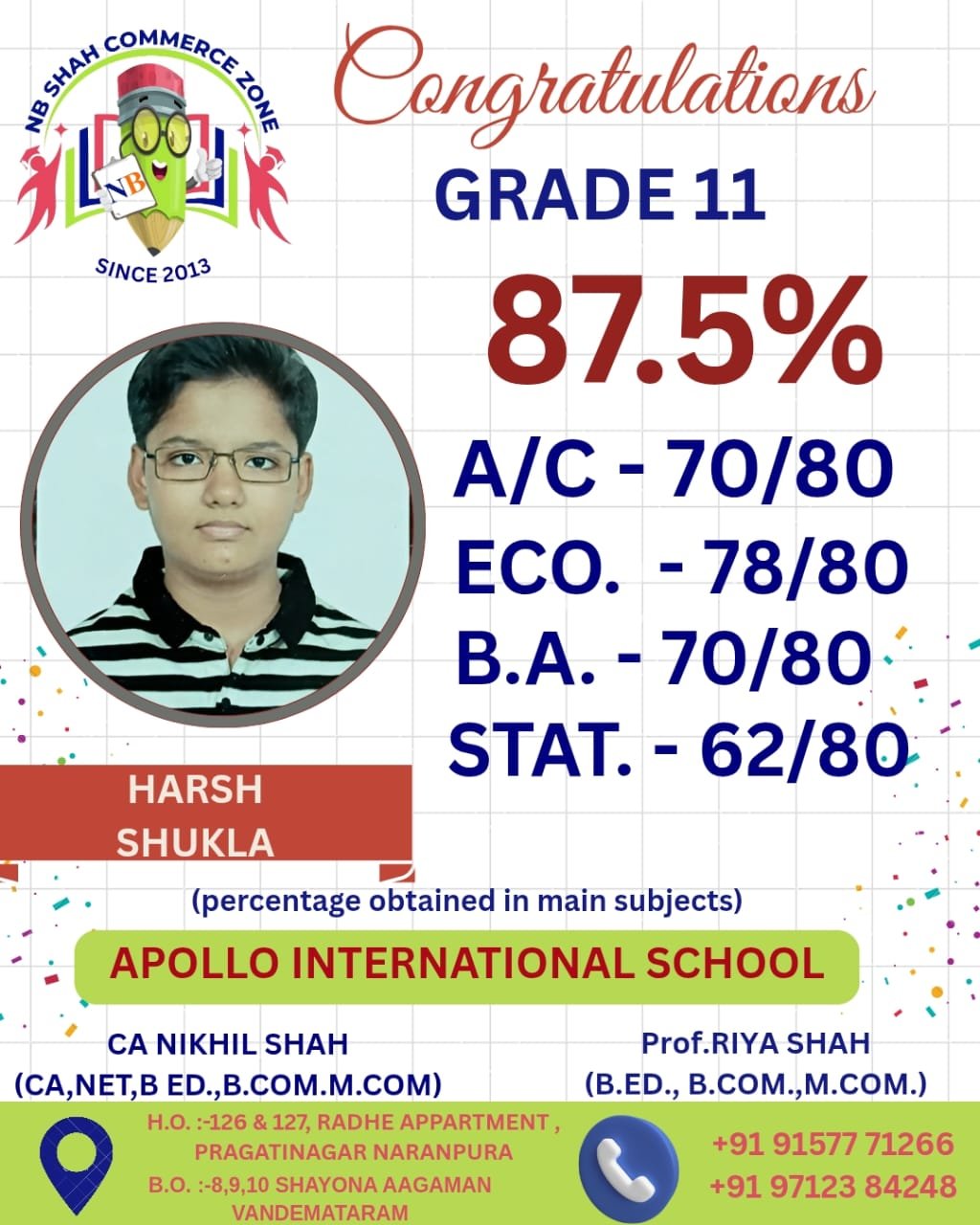 Standard 11 Result