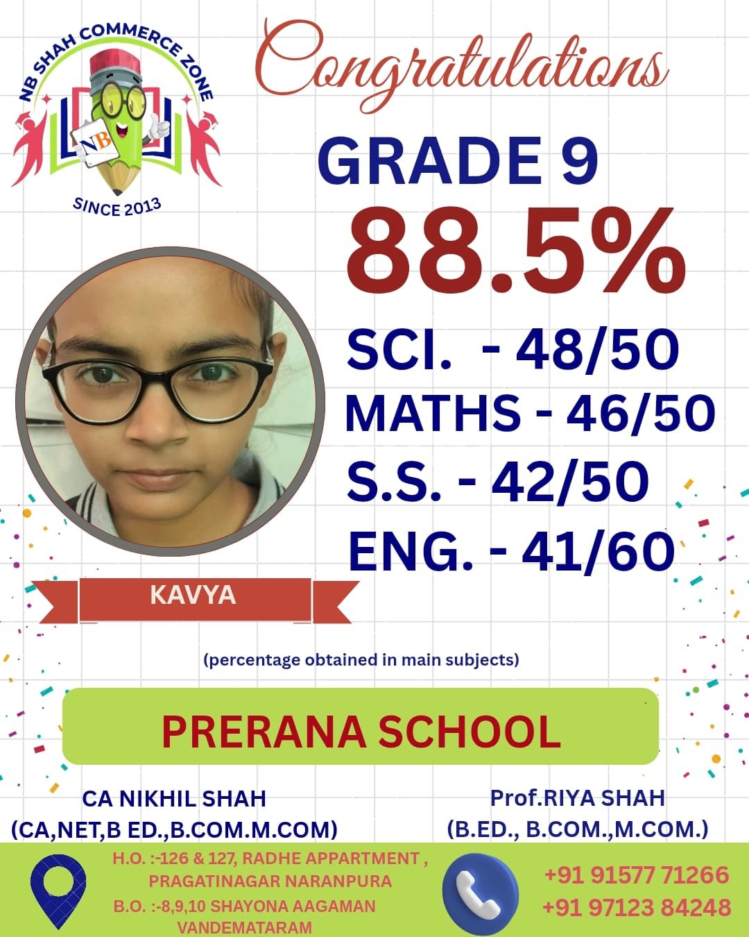 Standard 9 Result
