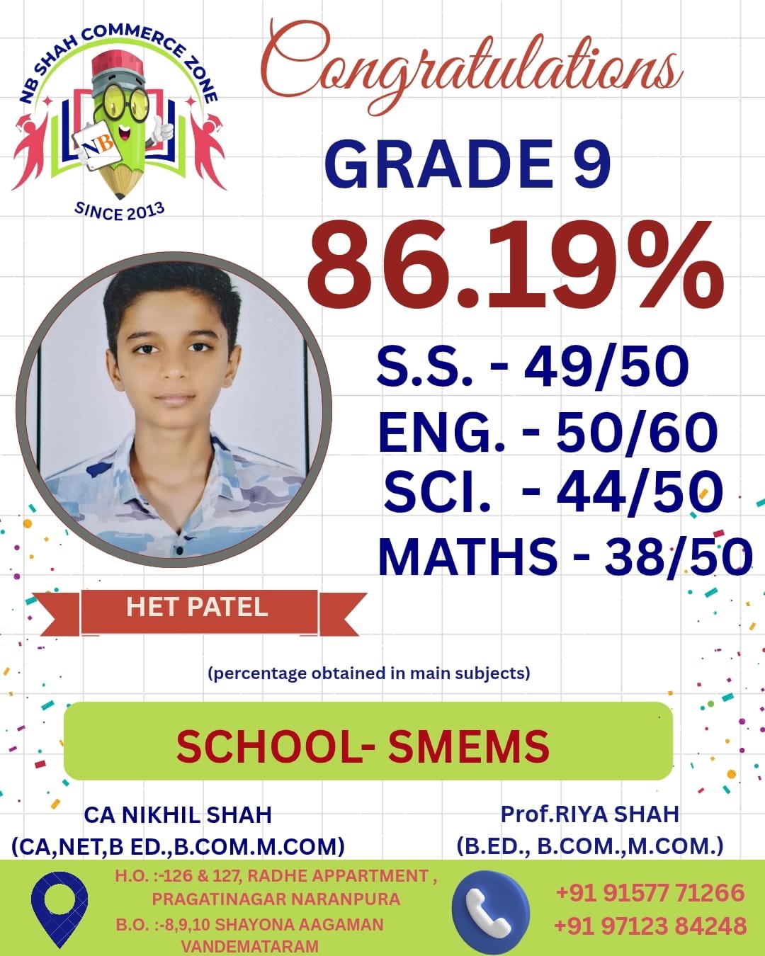 Standard 9 Result