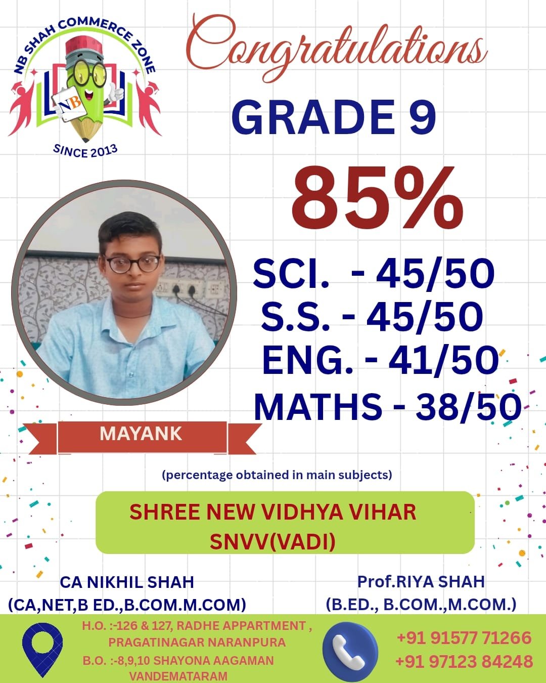 Standard 9 Result